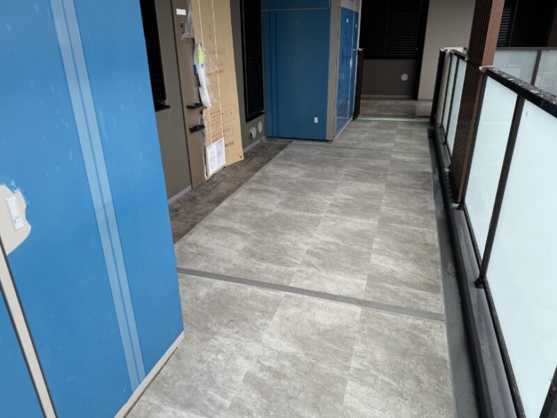 マンション床の施工写真（株式会社OFC）
